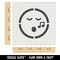 Singing Face Music Emoticon Wall Cookie DIY Craft Reusable Stencil